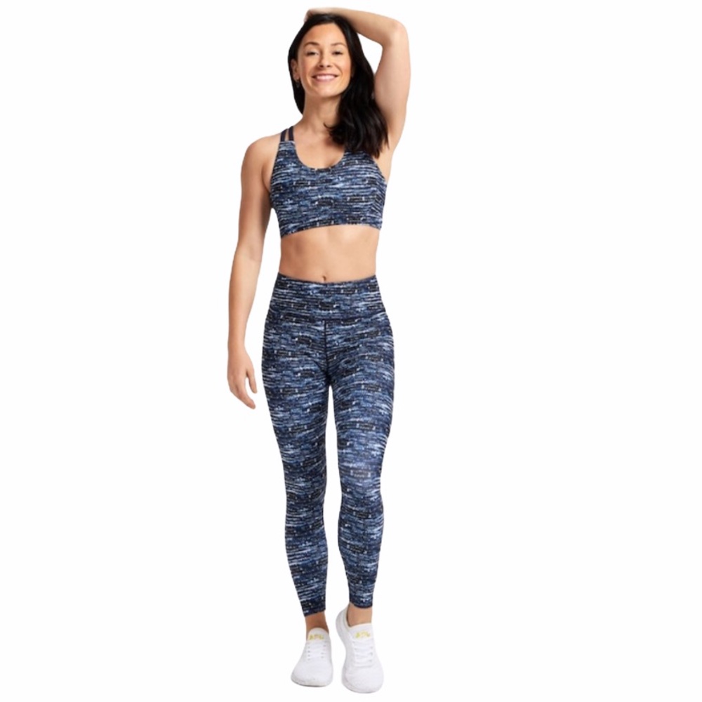 Soulcycle Scribble All Over Tights and Bra Set